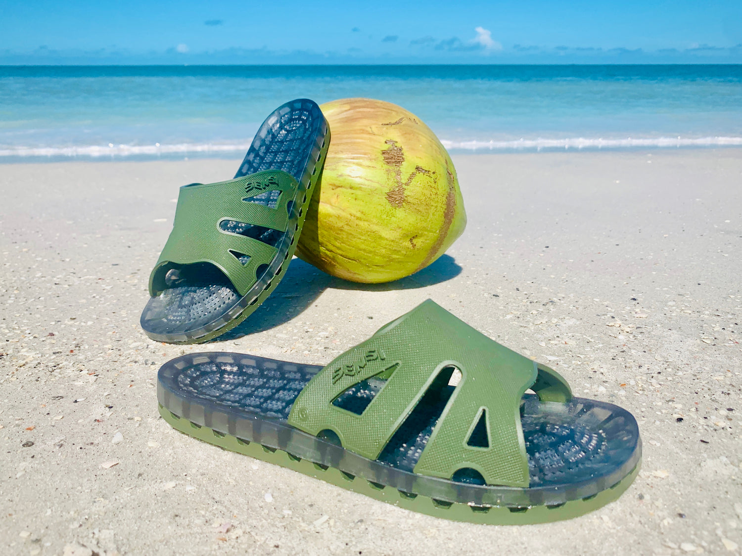 Sensi Sandals Flip Flop Water Proof Italian Slides Beach Pool Summer Spring Mens Ladies