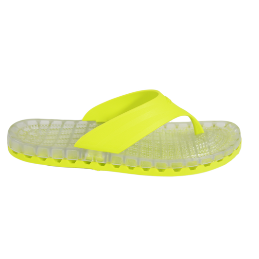 Ibiza - Clear Thong Sandal - Green