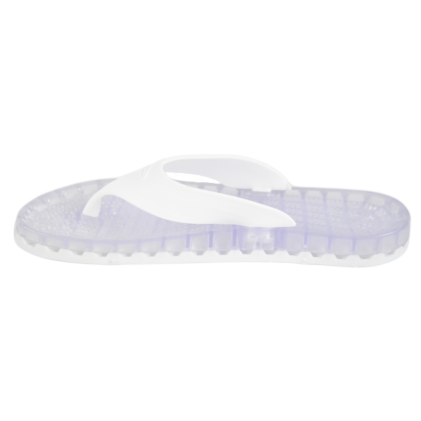 Ibiza - Clear Thong Sandal - White