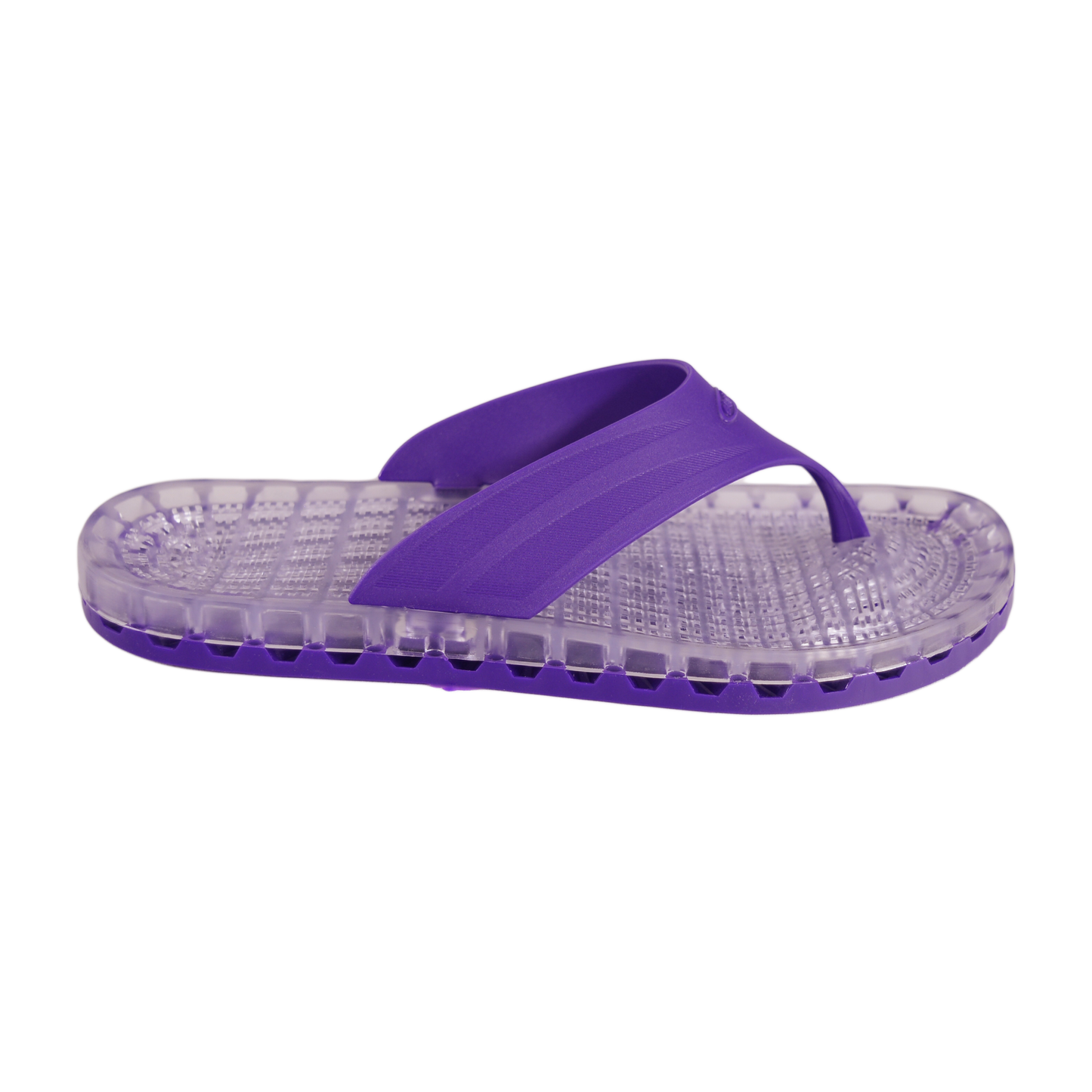 Ibiza - Clear Thong Sandal - Purple