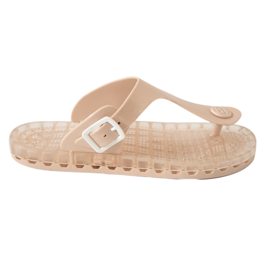 Taormina - Flamingo Thong Sandal - Beige