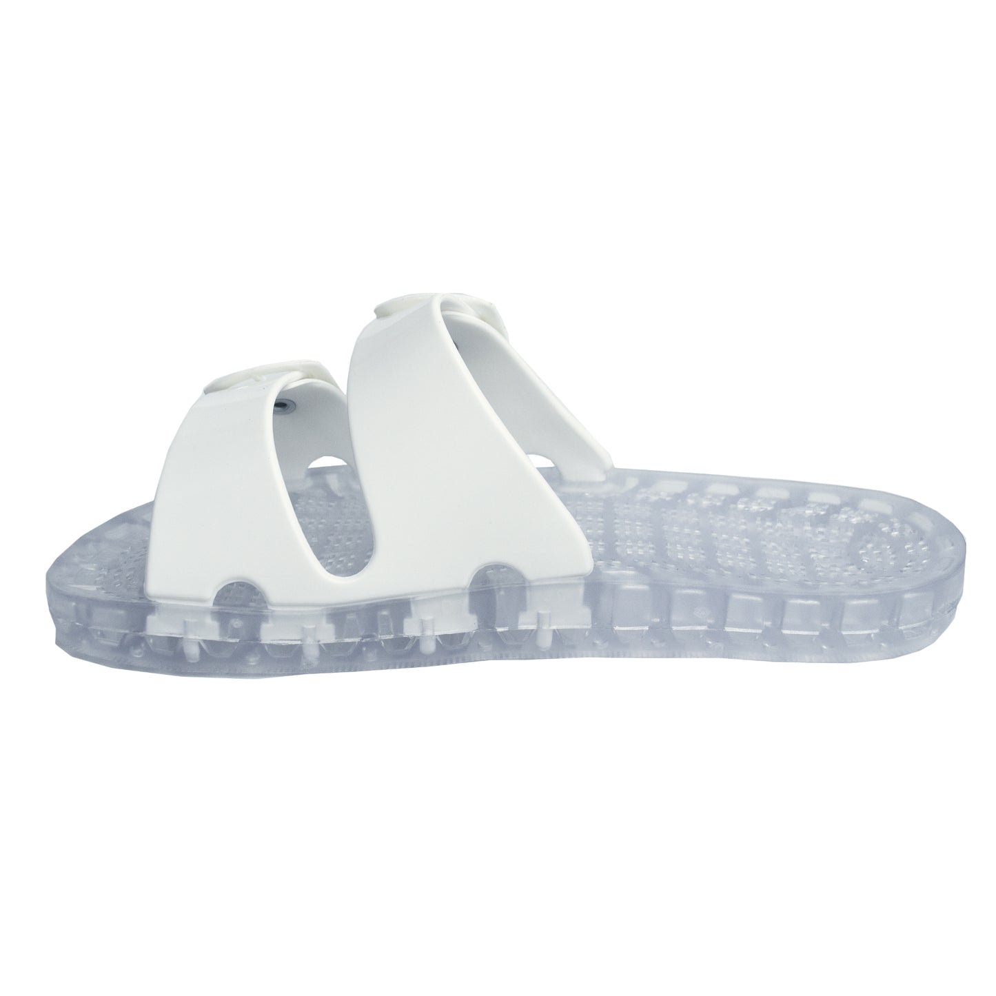 La Jolla Slide Sandal - Clear|White