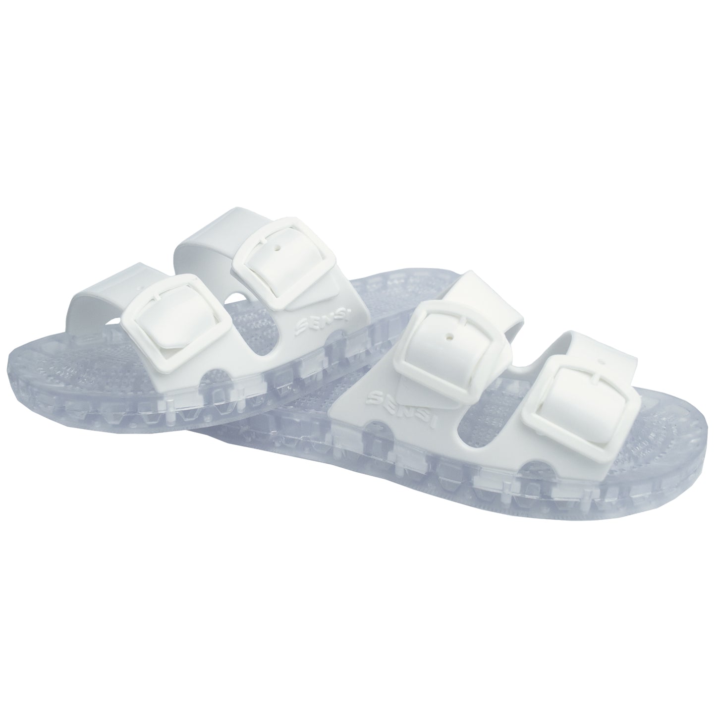 La Jolla Slide Sandal - Clear|White