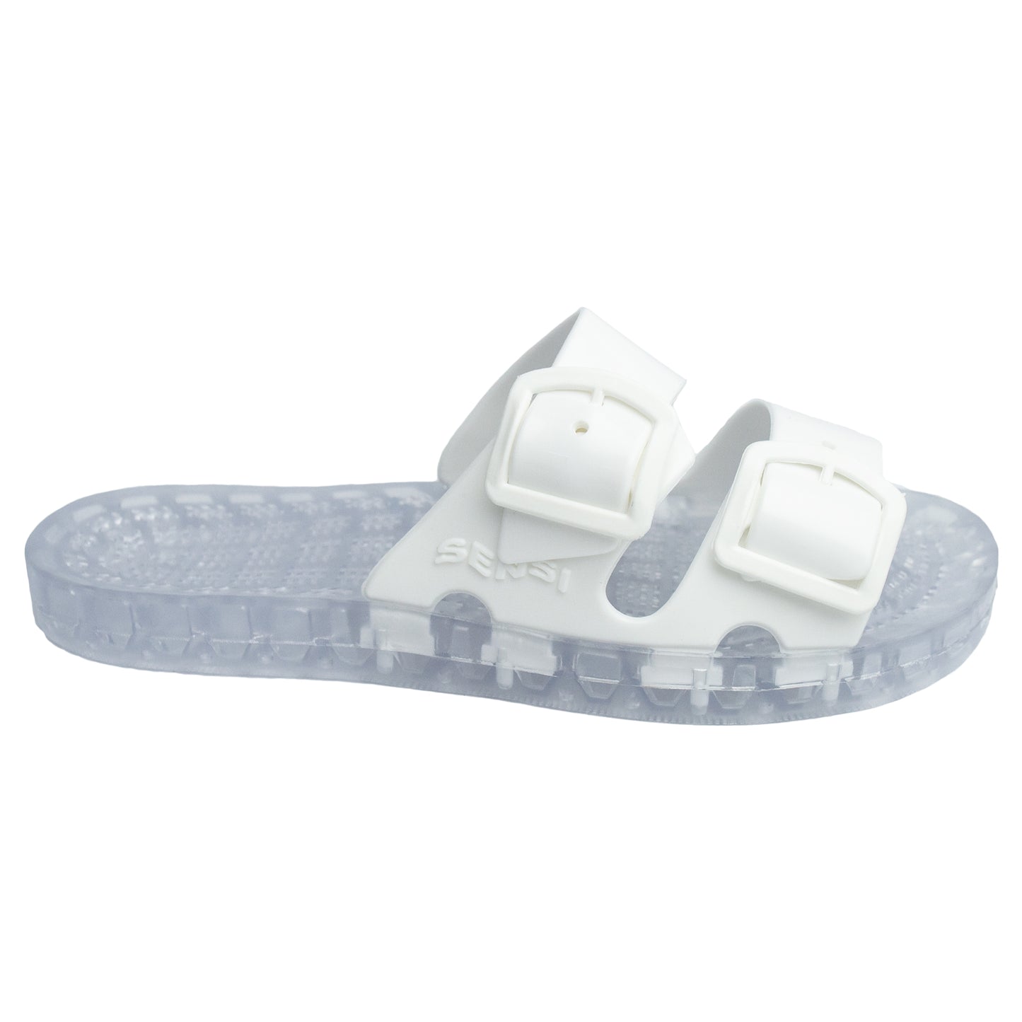 La Jolla Slide Sandal - Clear|White