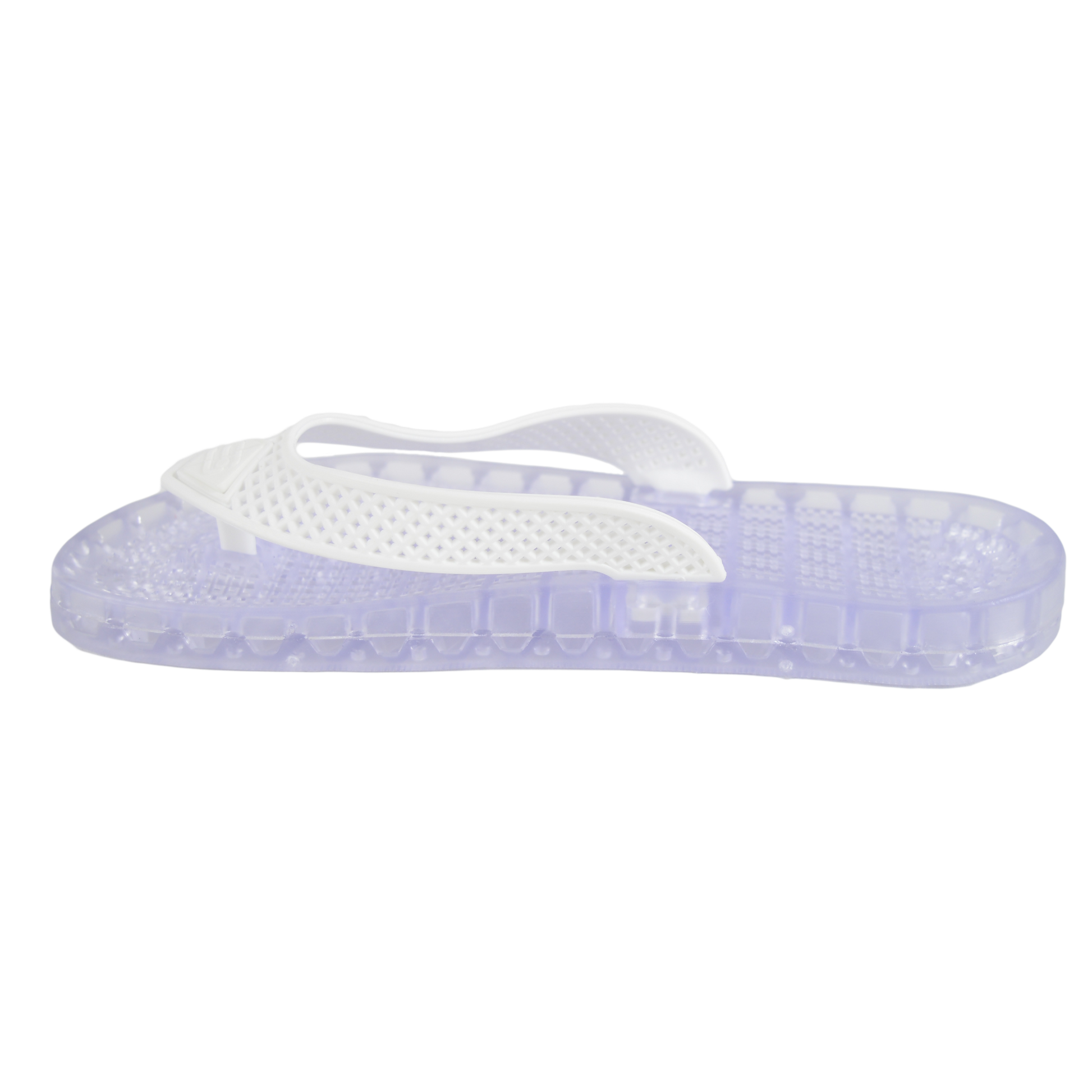 Wave - Clear Thong Sandal - Black