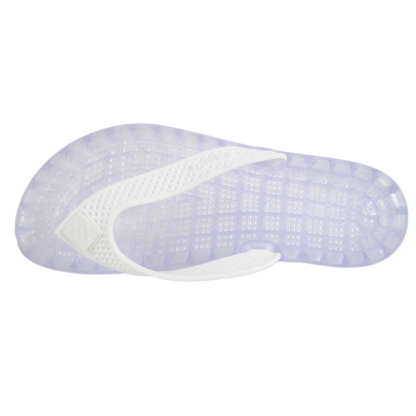 Wave - Clear Thong Sandal - Black
