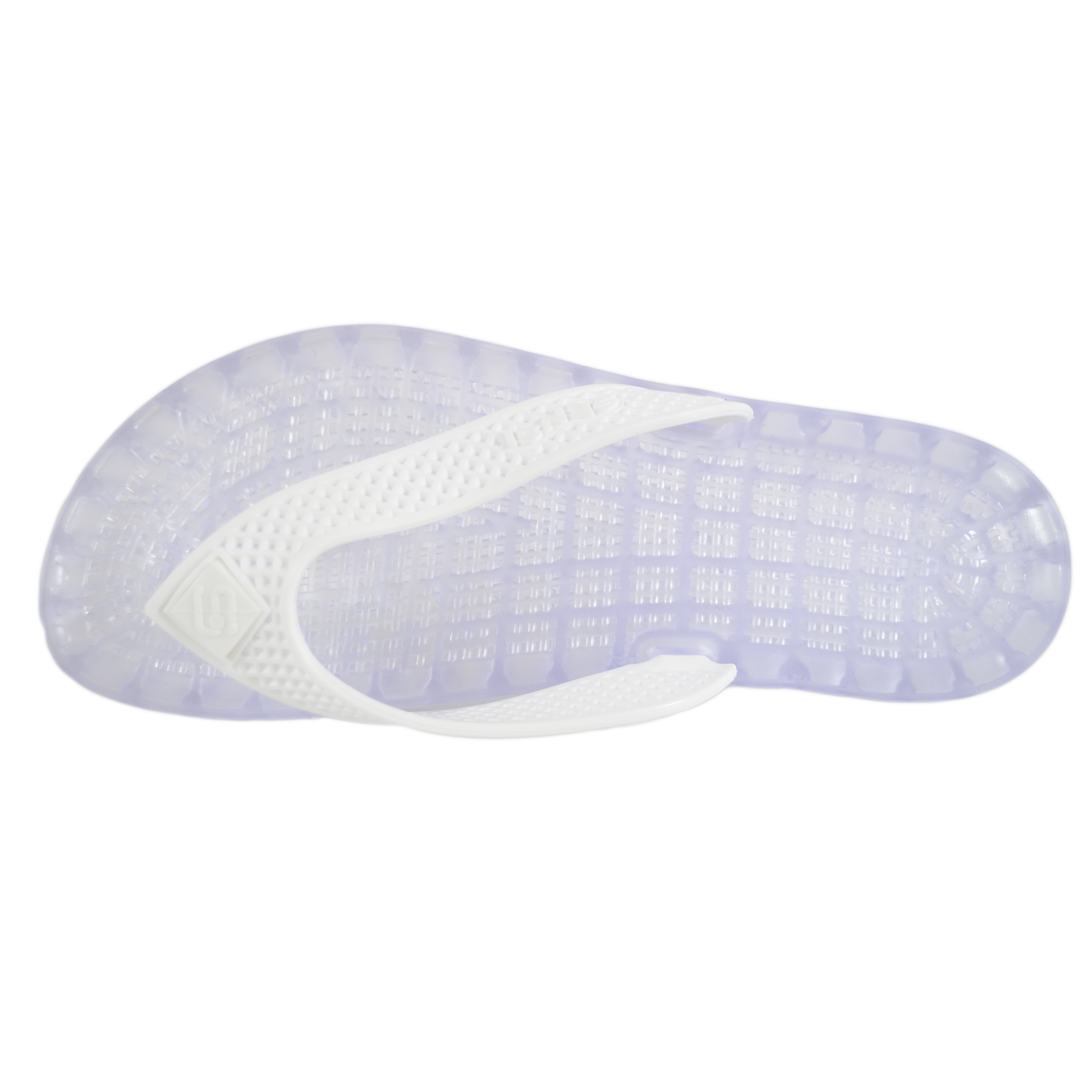 Wave - Clear Thong Sandal - Black