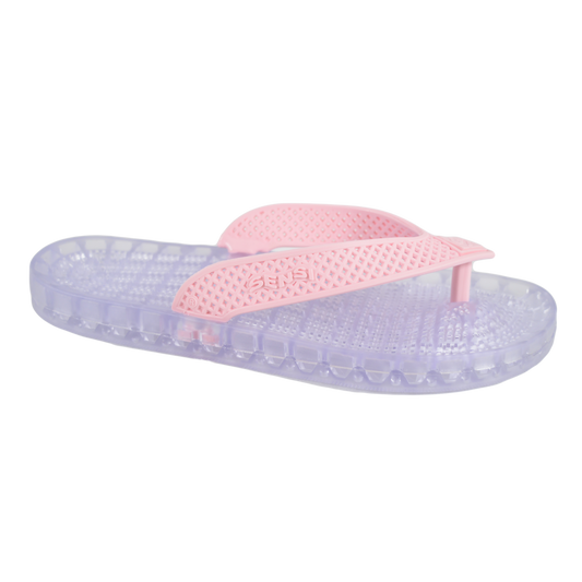 Wave - Clear Thong Sandal - Pink